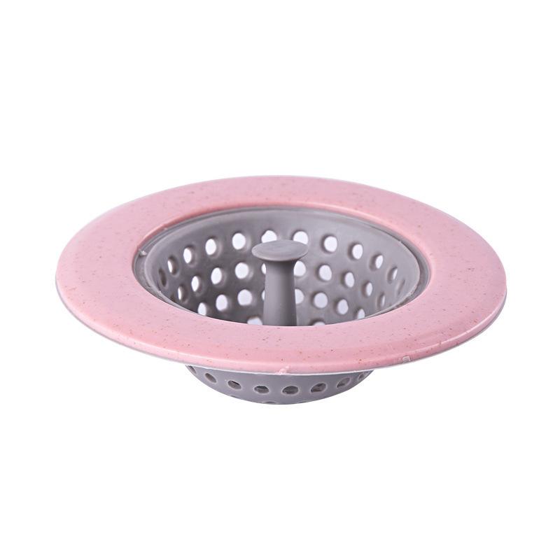 2pcs Silicone Anti-clogging Filter Portable Sink Strainer Bathroom Kitchen Tool for Drains Cover Hair Waste Plug Filter Strainer