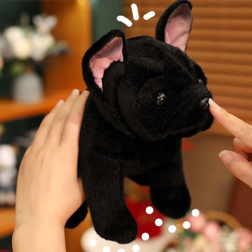 Soft Bulldog Plush Toy Cartoon Animal Plush Pillow Bulldog Plush Doll  Boys Girls