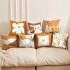 Modern Minimalist Orange Throw Pillow for Sofa & Bed