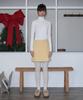 OPENING SUNSHINE Boucle Wool Pocket Mini Skirt_Butter