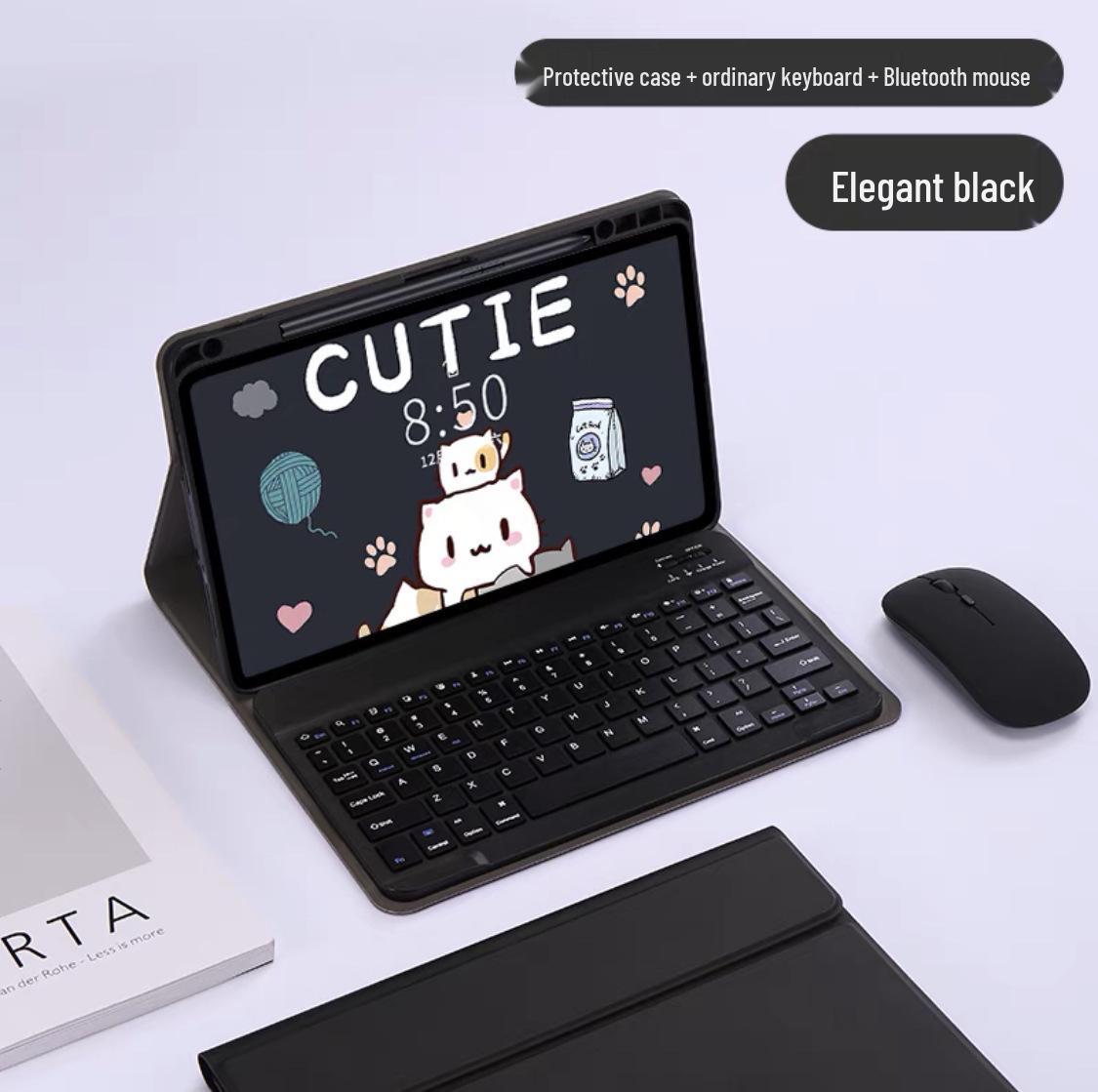

Redmi Pad 12.1 & Huawei MatePad 11.5S Bluetooth Keyboard Case with On-Pen Slot & Touch Control Backlight Xiaomi Pad 5/5Pro 11 inch