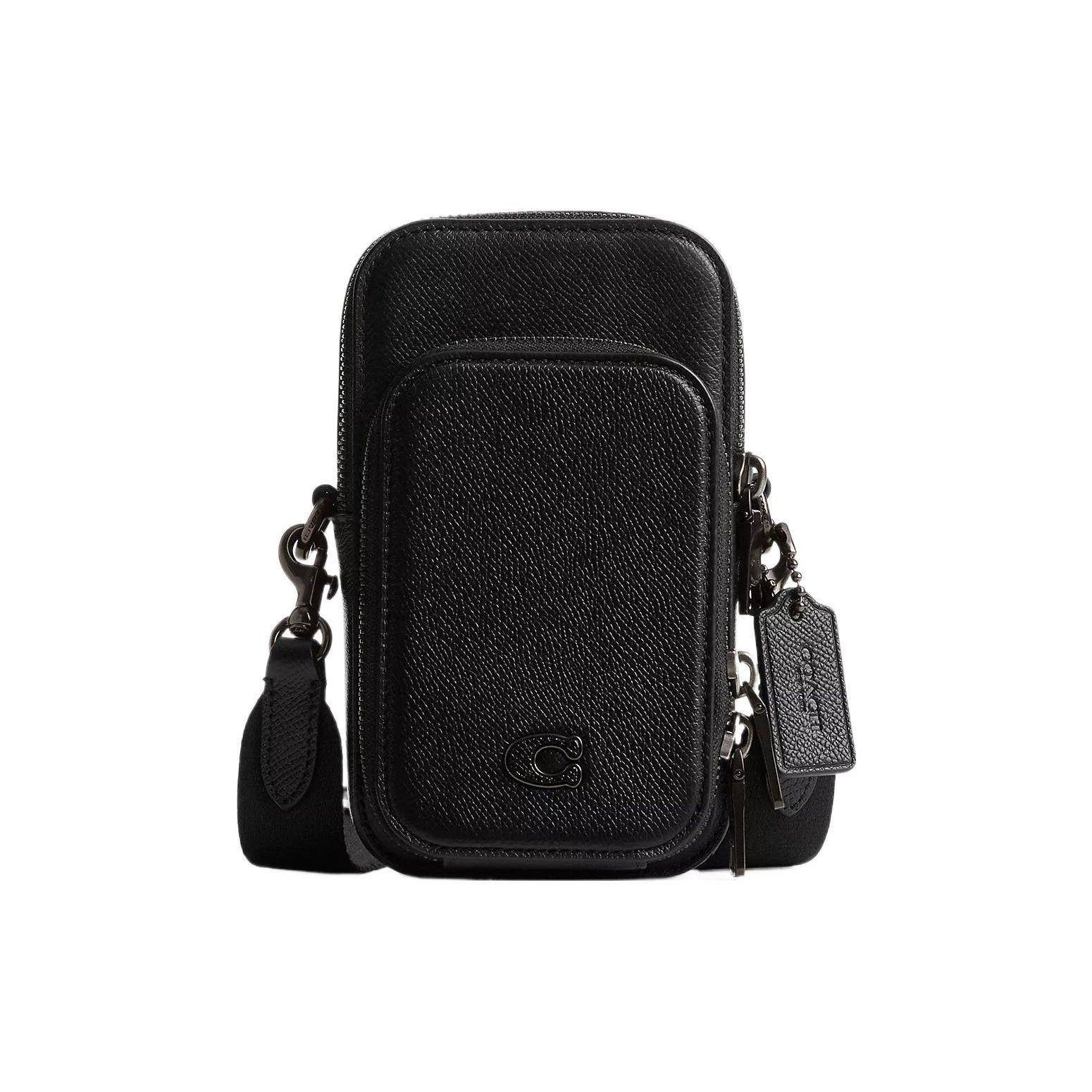 

Coach 10 Logo Hardware Zipper Crossbody Bag Mini Women crossbody bag Black CP272-BLK Basic Set (Bag+Dust Bag)