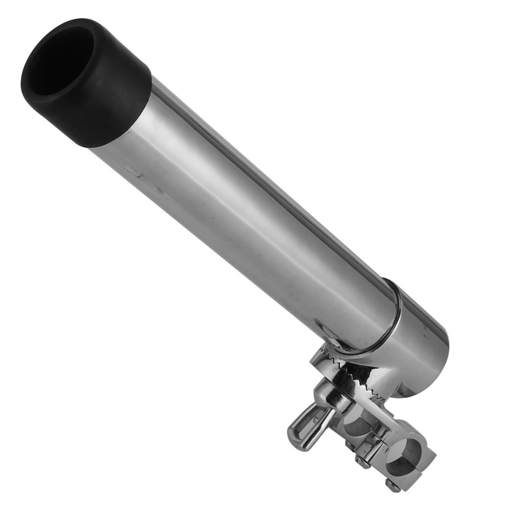 340mm Fishing Rod Holder Pole Support Bracket 360 Degree Adjustable 316 Stainless Steel Deck Mount for 25mm Steel Pipe