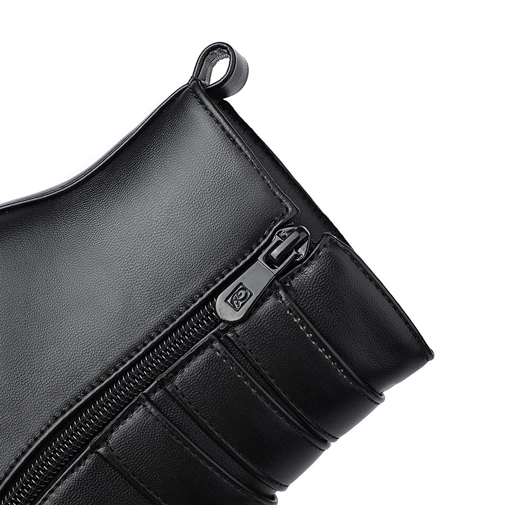 Red Black Women Ankle Boots High Stiletto Heel Big Size 46