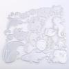 Ocean Animals Cutting Dies Stencil Template Mold Stamp Embossing Art Craft Decor
