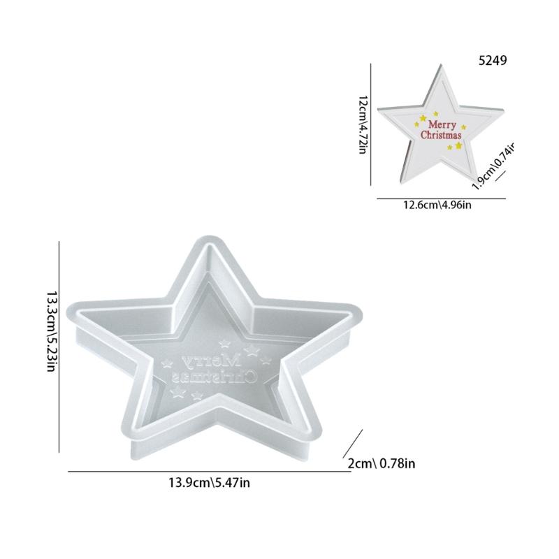 Food Grade Silicone Candle Making Molds With 6 Festival Designs Reindeer Horse Star Angel Christmas Crafts