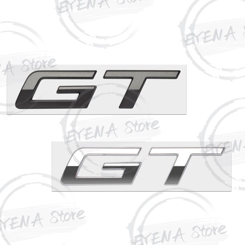 UNYG8 GT Logo 2025 Neue Schrift Metallplakette Aufkleber Auto Kofferraum Heck Karosserie Emblem Für Peugeot 308 208 3008 408 2008 4008 5008 508 RCZ