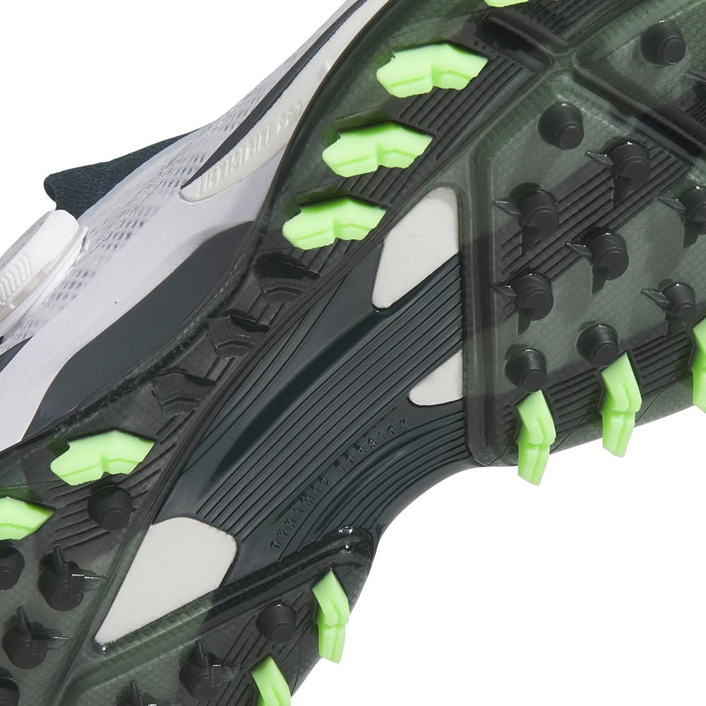 Adidas Golf Adizero Zed Z 25 Boa Golf Size Cm Men's Shoes, White/Aurora Ivy/Lime Burst, 24.5