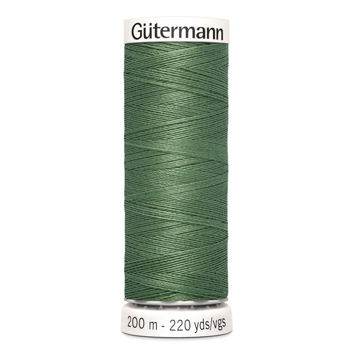 Fil tout textile - GUTERMANN - 748277-296 - 200m - 1 bobine - Couleur verte