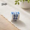Compteur PLA Imprimé en 3D Compteur Rotatif à Roue à 2 Chiffres Outil Manuel Rotatif de Suivi de Vie pour Jeu de Société ou de Cartes Score Facile à Lire