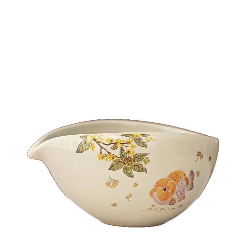 Osmanthus Goldfish Fair Cup 2025 Creative Ceramic Male Cup Uniform Cup Tea Sea Tea Set Tea Ceremony Accessories