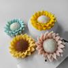 Silicone Ornament Molds Soap Making Moulds Flower Shape Candle Moulds Silicone Texture Suitable for Home Decorations