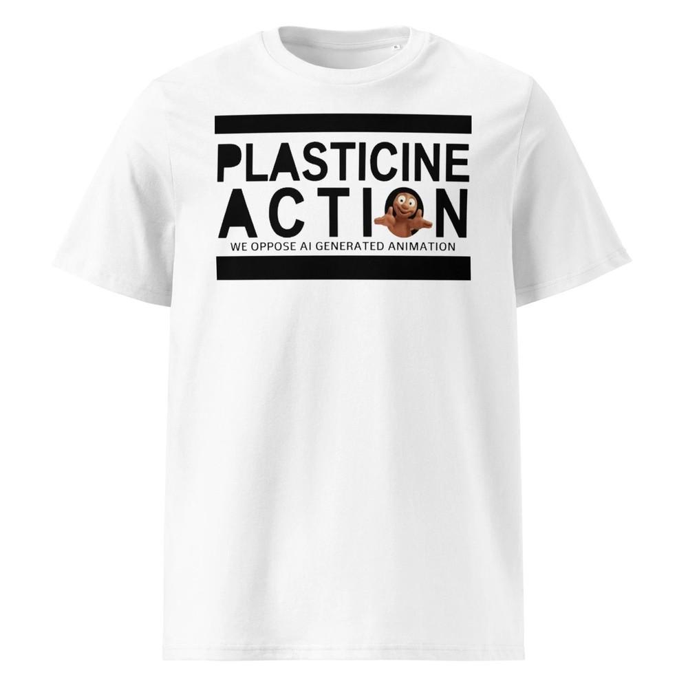 

Plasticine Action, Anti AI T-Shirt Generated Animation - Sculpting GraphHOT ITEM Unisex T-Shirt M