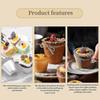 10 Stück Dariole-Formen für hausgemachte Desserts und Cupcakes