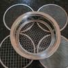 Stainless Steel Soil Sieve Set with 5 Interchangeable Meshes,Multifunctional Garden Sifter for Compost,Sand,Bonsai