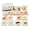 Interactive Wooden Learning Toy – Fun Animal & Number Matching Game for Shape Recognition & Early Math Skills, Ideal for Kids