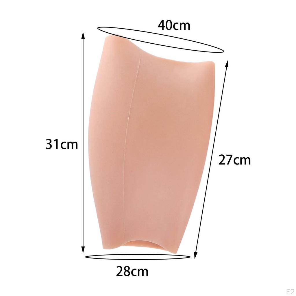 Silicone Leg Enhancement Limbs Scar Cover Pads Body Shaper for Thin Legs