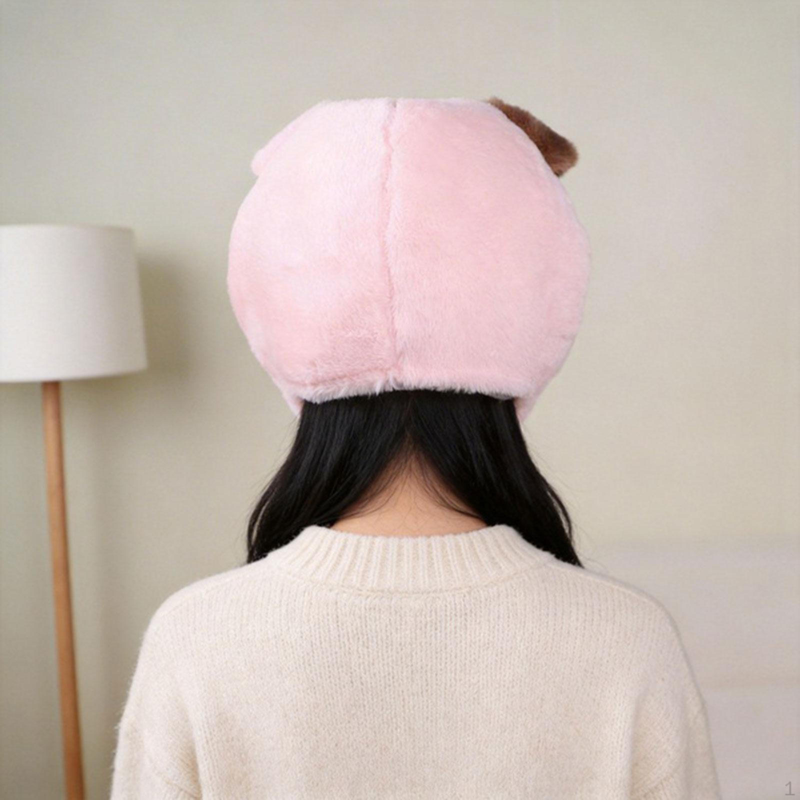 

Funny Pig Hat Cosplay Cap Decorative Handmade Novelty Fancy Dress Headwear for Event Gifts Party