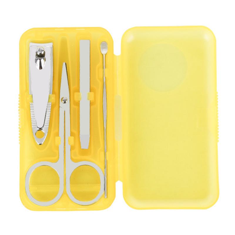 Plastic box4Manicure Set Home Mini Beauty Nail Tools Gift Nail Clippers Nail File Set