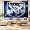 Canterbury-Bankstown Bulldogs Wall Tapestry, Soft Fabric Wall Hanging, Decorative Backdrop For Bedroom Home Wall Art