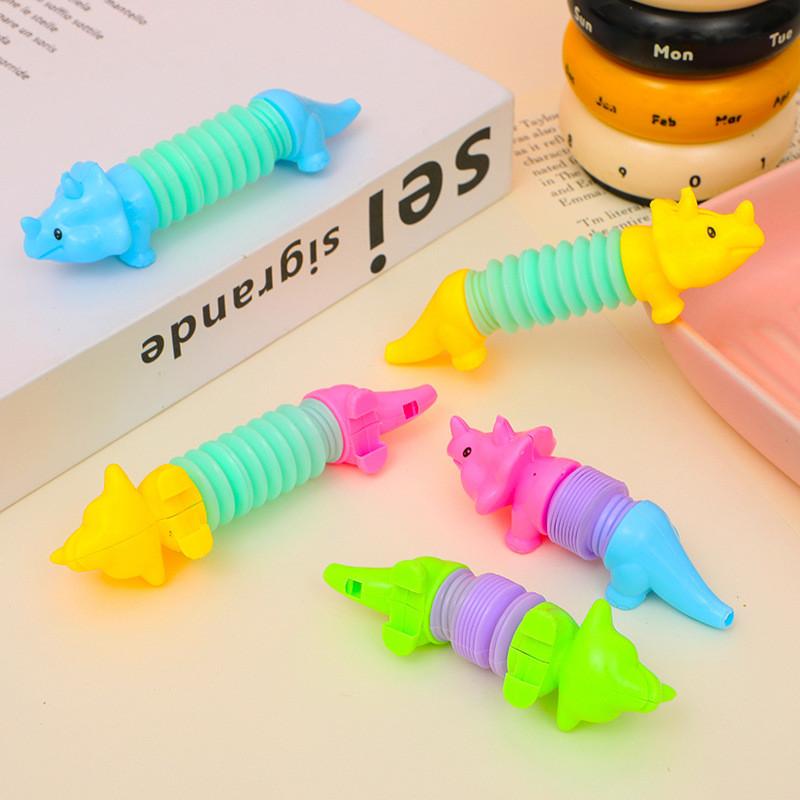 Dinosaur Shark Stretching Tube Toy With Stress Relief Animal For Kids