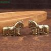 3.8cm Mini Vintage Brass Horse Figurine - Small Animal Statue for Desk Decor, Pocket Charm & Retro Collection