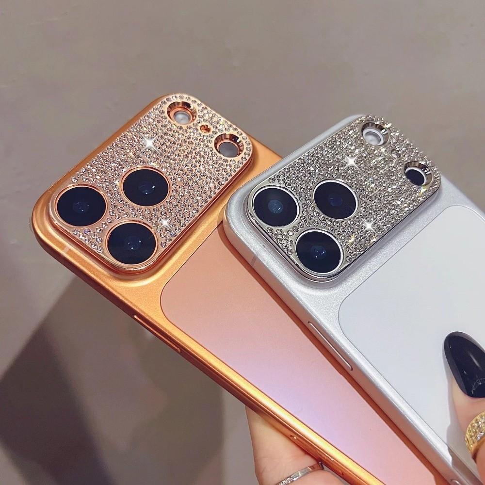 Hollow out Diamond Encrusted Lens Protector for iPhone 17Pro/17 Pro Max Phone Accessories