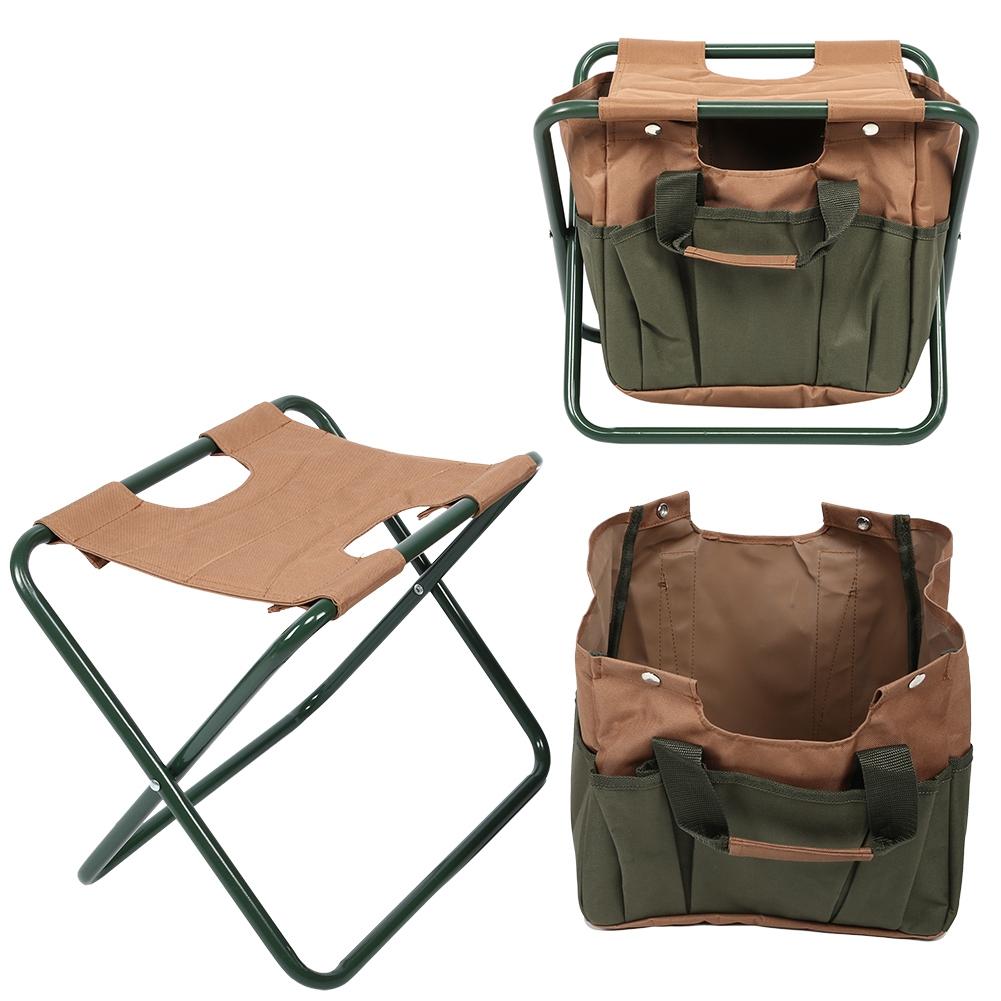 Portable Folding Chair Camping Stool with Storage Bag for Indoor Outdoor Fishing Travel Beach BBQ