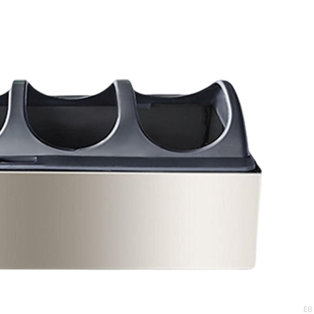 Feeder Trough Chick Feeding Dispenser No Waste Stainless Steel Tray for Bird Parrots Turkey
