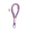 Colorful Plush Phone Wrist Strap Keychain - Anti-Lost Fashion Charm