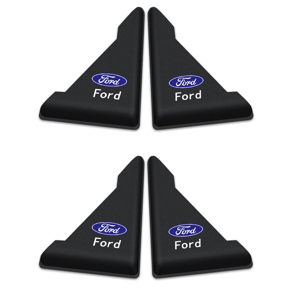 BITJ2 2/4Pcs Car Door Edge Corner Protector Cover Anti-Collision Scratch For Ford Fusion Explorer ST Kuga Mustang Escape Taurus Shelby