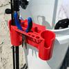 Fishing Bucket Gear Tray, Plastic Side Storage Rack for Small Item Pickup, Practical Bucket Accessory for Pond Fishing and Outdoor Use