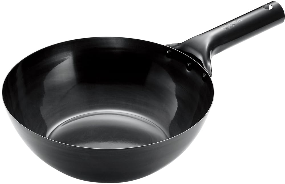 

Summit Industrial Iron Pan Style IH Beijing Pot, 30cm, Black