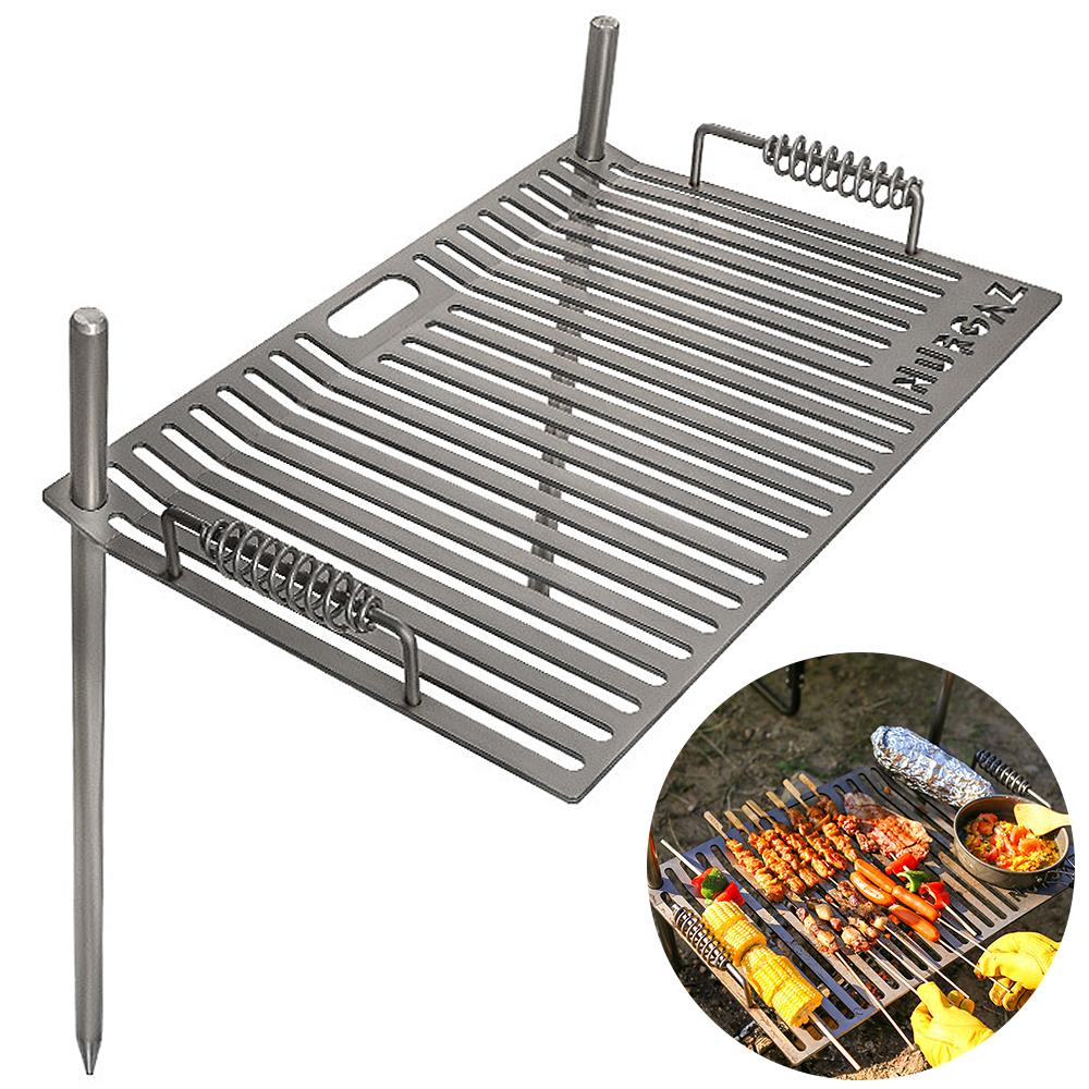 Grille De Camping Pliable TBvechi - Foyer Feu De Camp - Support Cuisine Extérieur - Neuve
