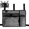 Walker Bag with Cup Holder Large Capacity Wheelchairs Storage Bag Folding Carry Storage Pouch Organizer for Seniors Elderly