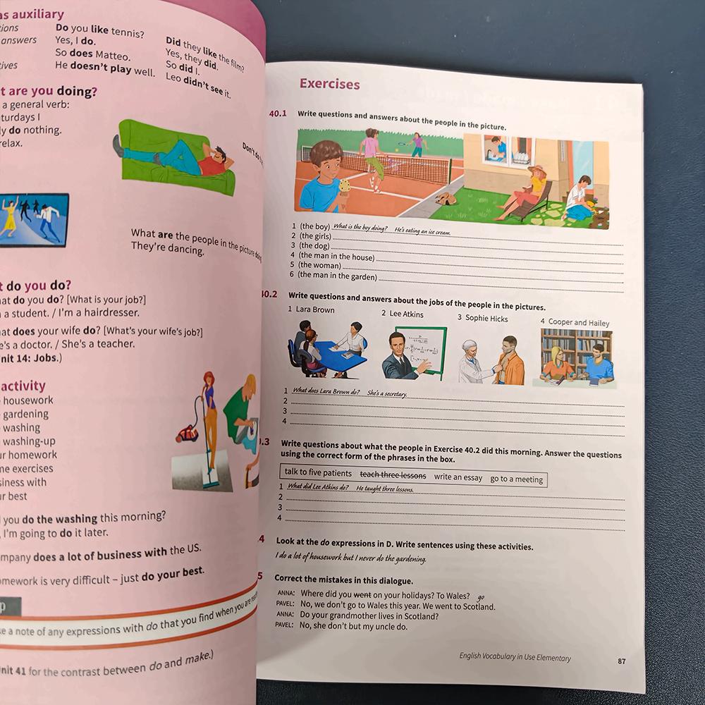 English Vocabulary In Use Collection Books English Test Preparation Professional Book Textbooks Advanced Intermediate Elementary