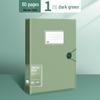 Transparent A4 Document Binder with Multi-Layer Insert Pages for Loose-Leaf Organization