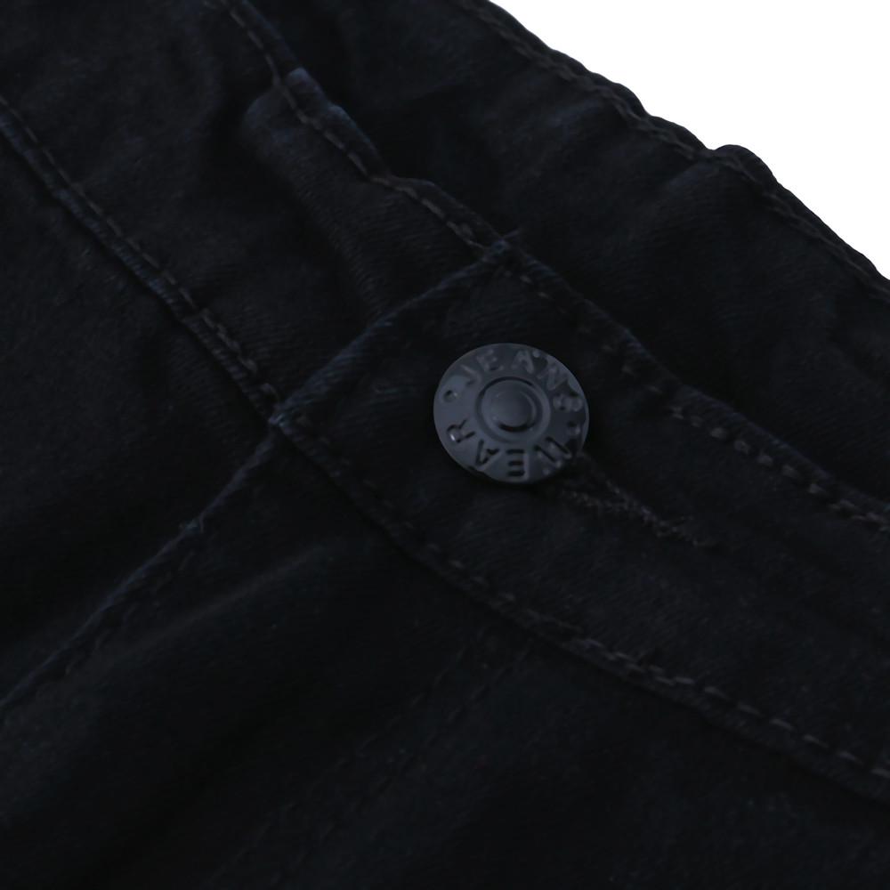 Women Casual Slim Hole Long Jeans Zippers Sexy Skinny Pants Daily Trousers