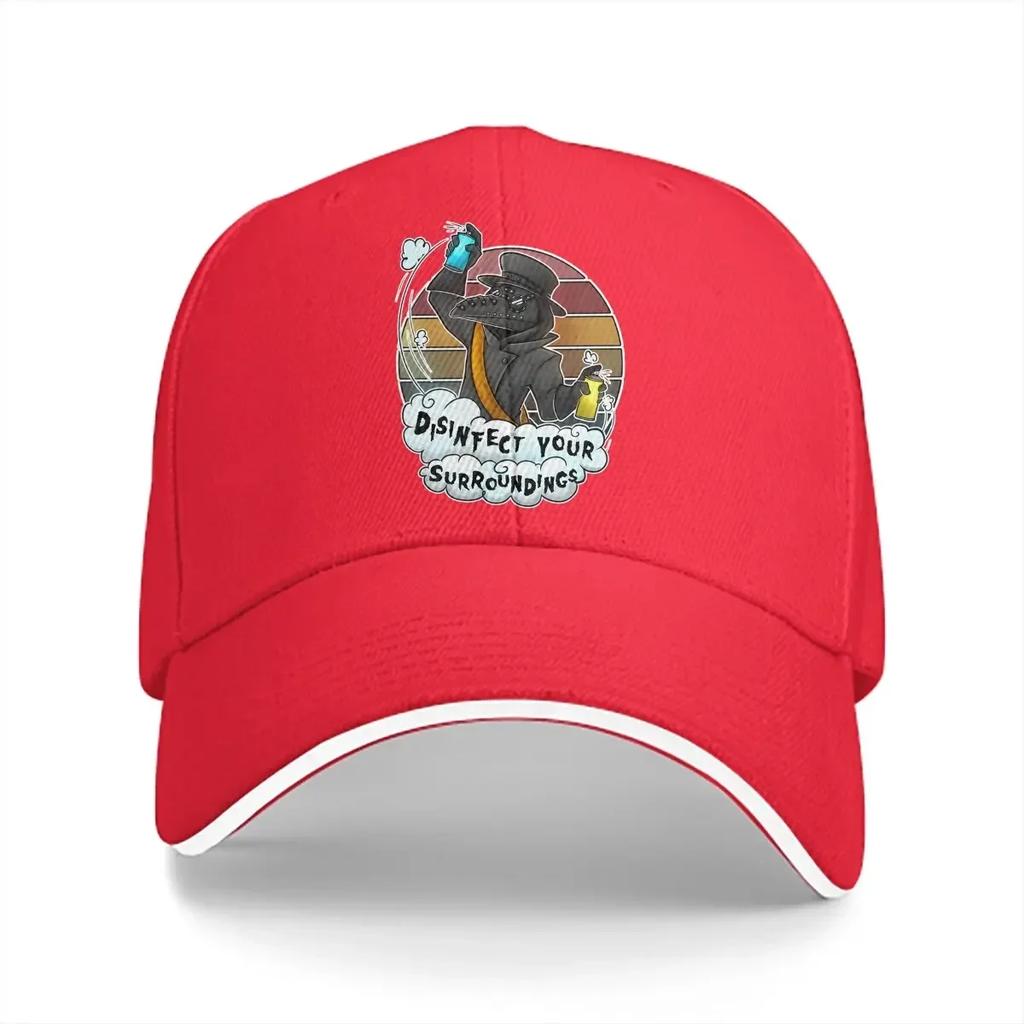 Plague Doctor Multicolor Hat Peaked Women's Cap Disinfect Your Surroundings Personalized Visor Protection Hats