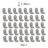 10~50PCS Stainless Steel L Shaped Bracket 90 Degree Right Angle Corner Brackets for DIY Wood Furniture, Chair, Drawer Cabinet