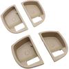FZJDSD 4Pcs Beige Left and Right Inside Door Handle Frame Cover Bezel Compatible with Hyundai Santa Fe 2007 2008 2009 2010 2011 2012 Replace
