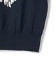 KNITTED (W) Cotton Logo Ringer Knit Navy