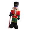 Inflatable Christmas Soldier 7.9ft Polyester Fiber Reusable Waterproof Blow Up Soldier for Outdoor