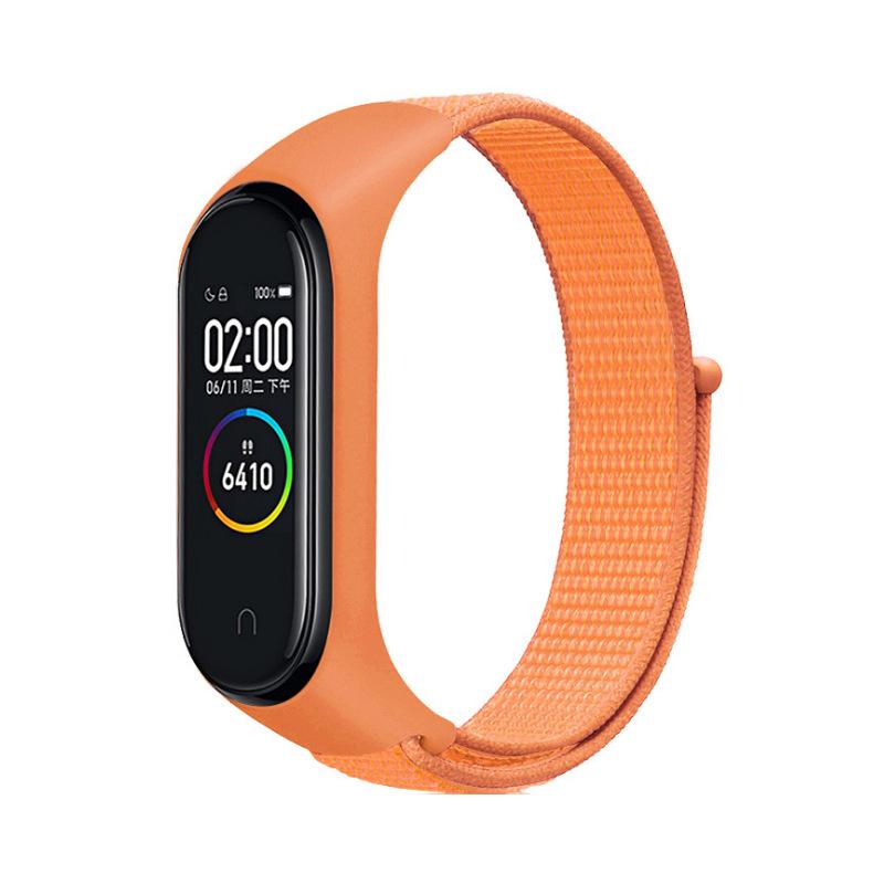 Nylonschlaufe für Xiaomi Mi Band 9 8 7 4 3 5 6 Smartwatch Armband Sport Correa Atmungsaktives Ersatzarmband an Miband 6 8 Armband
