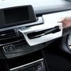 For BMW 2 Series F45 F46 218i 2015-2018 ABS Carbon Fiber Center Console Volume Control Panel Cover Trim Car Accessories