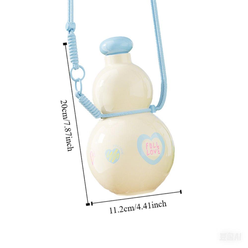 Plastic Gourd Water Bottle Large Capacity Water Cup Cute Sport Bottle Office