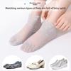 5 Paar Sommer Spitzen Socken Damen Tag Spitzen Socken Netz Atmungsaktive Bootssocken Ultradünne Rutschfeste Niedrig Geschnittene Socken