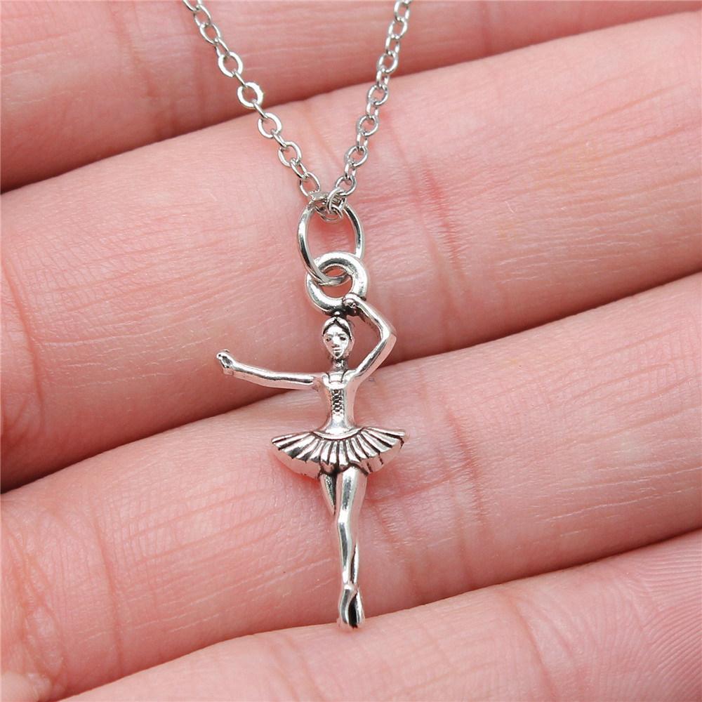 Peach Heart Angel Wings Sweet Pendant Antique Silver Metal Boys Collar Necklace High Quality Gift
