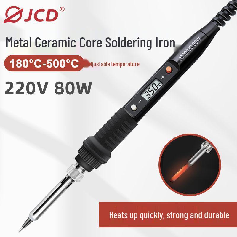 

80W Adjustable Temperature Digital Soldering Iron Set: High-Quality Electric Welding Pen for Household Repairs
