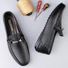 Fashion Comfortable Men's Soft-Soled Slip-On Flats Loafers Versatile Casual Business Flats Formal Leather Business Shoes Male Moccasins